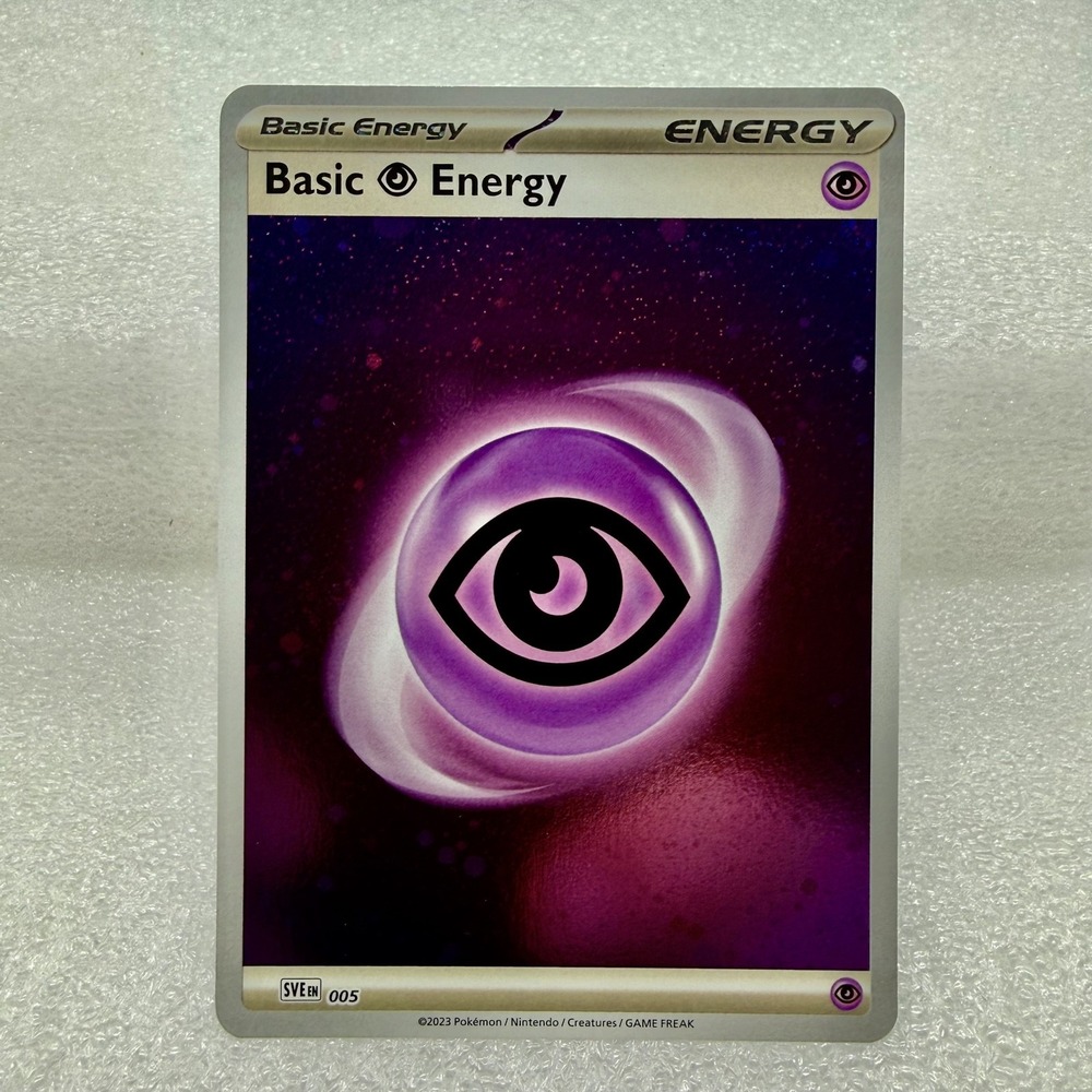 Basic Psychic Energy (Cosmos Holo) Scarlet & Violet Energies Holo Mint Unplayed